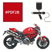 Peinture tricouche ducati red anniversary 1100 monster 2009-2010