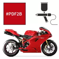 Peinture tricouche ducati red anniversary 1198 sp 2011