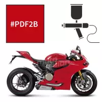 Peinture tricouche ducati red anniversary 1199 panigale 2012-2014