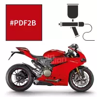 Peinture tricouche ducati red anniversary 1199 panigale s 2012-2014