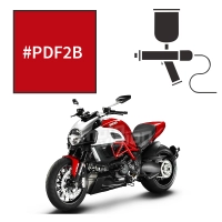 Peinture tricouche ducati red anniversary 1200 diavel 2011-2012