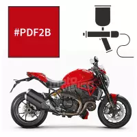 Peinture tricouche ducati red anniversary 1200 monster r 2016-2018