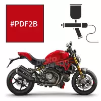 Peinture tricouche ducati red anniversary 1200 monster s 2014-2019 