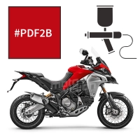 Peinture tricouche ducati red anniversary 1200 multistrada enduro 2016-2018