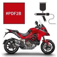Peinture tricouche ducati red anniversary 1200 multistrada s 2009-2010/2016-2017