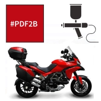 Peinture tricouche ducati red anniversary 1200 multistrada s gran turismo 2014