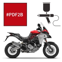 Peinture tricouche ducati red anniversary 1260 multistrada enduro 2019