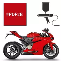 Peinture tricouche ducati red anniversary 1299 panigale 2015-2017
