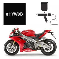 Peinture aprilia black rsv4 r 2009-2014