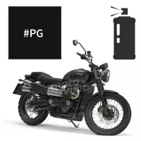 Peinture en spray triumph jet black 900 street scrambler 2018