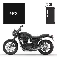 Peinture en spray triumph jet black 900 street twin 2016-2018