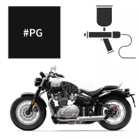 Peinture triumph jet black 1200 bonneville speedmaster 2018