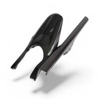 Lèche roue avec guide chaine carbone triumph daytona 660 2024-