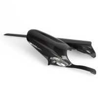 Lèche roue avec guide chaine carbone triumph daytona 660 2024-