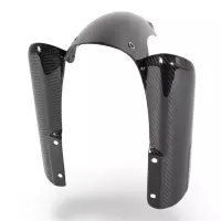 Garde boue carbone (partie fixations) triumph scrambler 1200 xc/xe 2019-2023