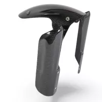 Garde boue carbone (partie fixations) triumph scrambler 1200 xc/xe 2019-2023