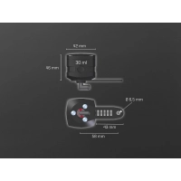 Réservoir liquide de frein alu 