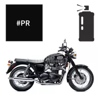 Peinture en spray triumph phantom black pearl 865 bonneville t100 2011-2013