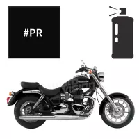 Peinture en spray triumph phantom black pearl 865 bonneville america 2007-2009