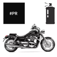 Peinture en spray triumph phantom black pearl 1600 thunderbird 2011-2016