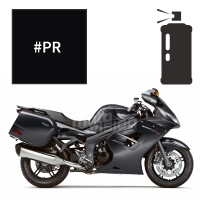 Peinture en spray triumph phantom black pearl 1050 sprint gt 2012-2014