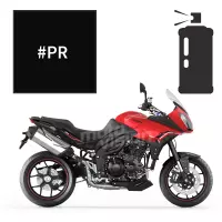 Peinture en spray triumph phantom black pearl 1050 tiger sport 2014