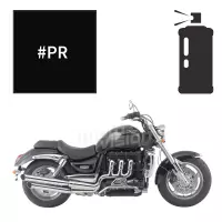 Peinture en spray triumph phantom black pearl 2300 rocket iii 2007-2009
