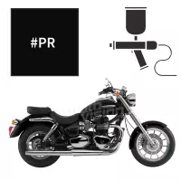 Peinture triumph phantom black pearl 865 bonneville america 2007-2009