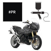 Peinture triumph phantom black pearl 1050 tiger 2011-2013