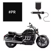 Peinture triumph phantom black pearl 2300 rocket iii roadster 2010-2016