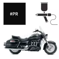 Peinture triumph phantom black pearl 2300 rocket iii touring 2011-2012