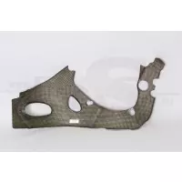 Protection de cadre gauche carbone bikesplast honda cbr1000rr 2008-2016