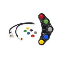 Commodo gauche 5 boutons type racing  jet prime aprilia rsv4 tuono rr / rf 2017-2018