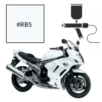 Peinture tricouche suzuki pearl bracing white 1250 gsx fa 2016