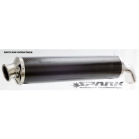 Scarico spark carbone (il paio) per ducati monster s4 rs 2006 - 2008