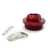 Bouchon moteur racing en aluminium pour bmw r1200gs / adventure / hp2 m34 x 1,5