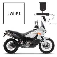 Peinture ktm crystal white pearl ktm adventure s 990 2008-2010