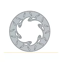 Disque de frein arrière type rond fe.s626