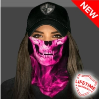 Tour de cou skull tech™ | pink crow