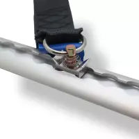 Paire d'attache pour sangles avec pion d'arrimage