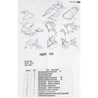 Kit visserie de carénage d'origine yamaha r6 08-13