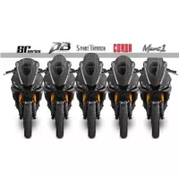 Bulle corsa pour yamaha yzf-r3 2019-2020 zero gravity racing