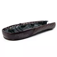Selle brune café racer cuir universelle