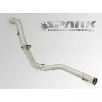 Suppression de catalyseur spark inox pour ducati carter d'huile haut 749 999 2003 - 2006 (partie avant)