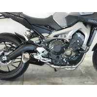 Ligne complète spark avec catalyseur, silencieux dark style pour yamaha mt-09 2013 - 2015