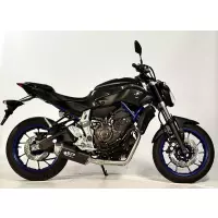Ligne complète spark yamaha mt-07 / tracer / xsr 700 2014-2017 ligne complète avec catalyseur avec silencieux force dark style