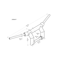 Barre en t 2" sportster s et nightster « killer bull » à partir de 2021