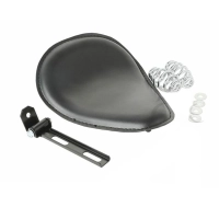 Selle pilote custom avec ressort pour harley sportster bobber