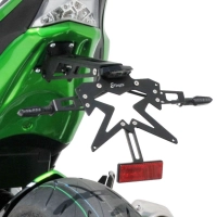Support de plaque aluminium yamaha mt07/fz7 2014-2017