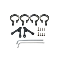 Cuvelage de phare rond 7" avec support pour fourche inversée